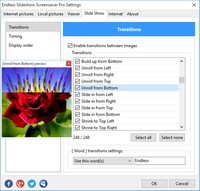 Click to view Endless Slideshow Screensaver 1.5.1 screenshot