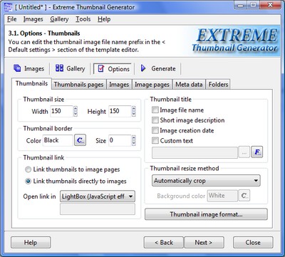 Add Lightbox effect to photo gallery